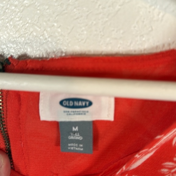 Old Navy Orange Forest Creatures Shift Dress Size Medium Tall - Picture 3 of 7